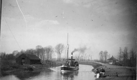 Vervoersmaatschappij Estafette in de Hollandse IJssel