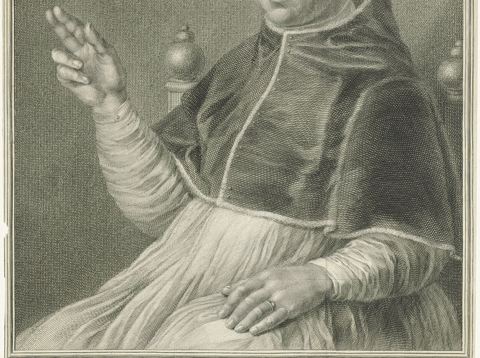 Portret van paus Adrianus VI
