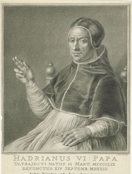 Portret van paus Adrianus VI