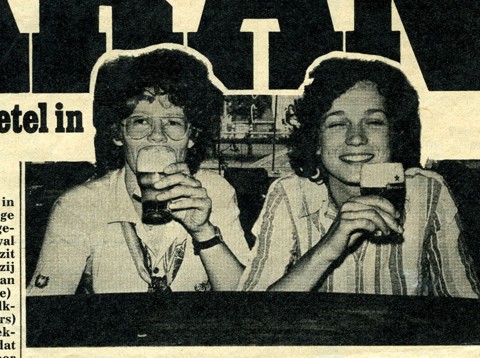 Links Dorelies Kraakman (1946 2002), Rechts Sylvia Bodnár (1946 2010),