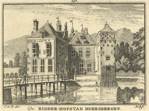 Moersbergen ca. 1750