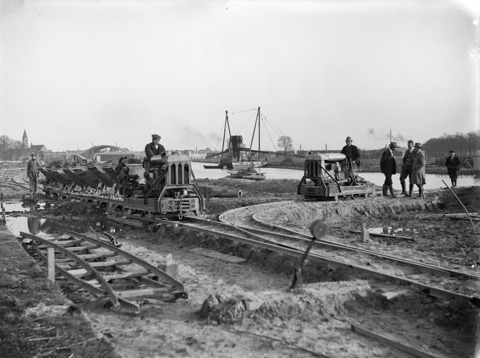 Aanleg van de Utrechtse Veemarkthaven