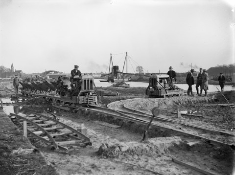 Aanleg van de Utrechtse Veemarkthaven