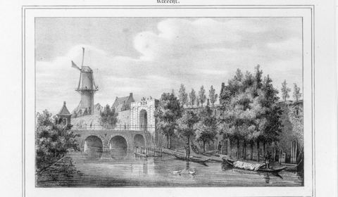 Tolsteegpoort en -brug in Utrecht