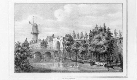 Tolsteegpoort en -brug in Utrecht