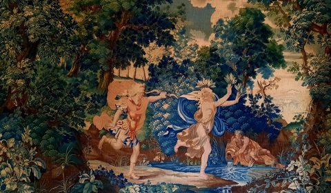 Wandtapijt Daphne en Apollo
