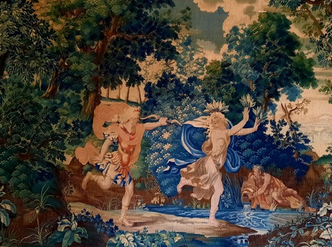 Wandtapijt Daphne en Apollo