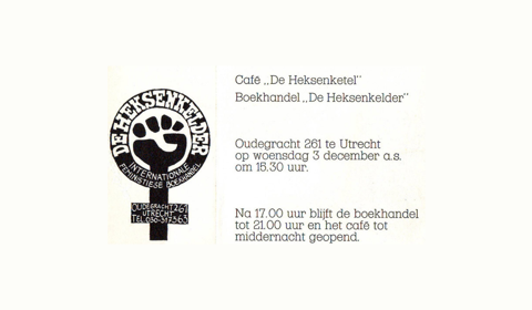 Uitnodiging Voor De Opening Van Heksenkelder En Heksenketel, 3 December 1975. (1)