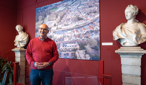 Piet Oudhof, vrijwilliger van het Vechtstreekmuseum