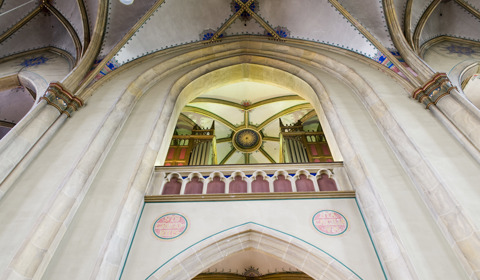 Gewelf van de St. Nicolaaskerk Nieuwegein