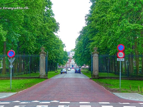 Weg richting slot Zeist