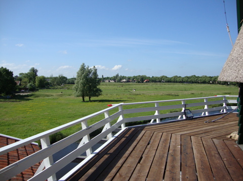 Uitzicht over de stadsweide te Bunschoten