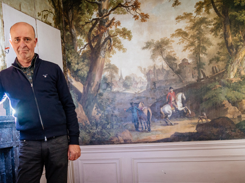 Ton Stoop in Landhuis Oud Amelisweerd