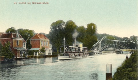 De ophaalbrug te Nieuwersluis