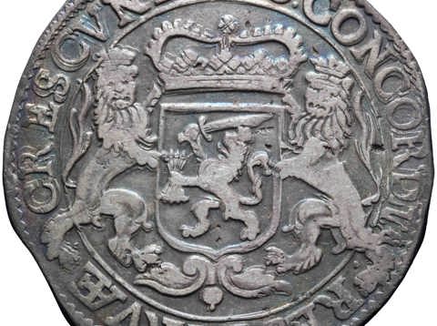 halve dukaton achterzijde