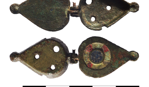 Opengeslagen Romeins Zegeldoosje