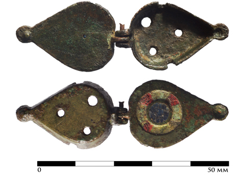 Opengeslagen Romeins Zegeldoosje