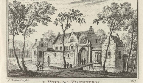 Amaliastein 't Huis prent