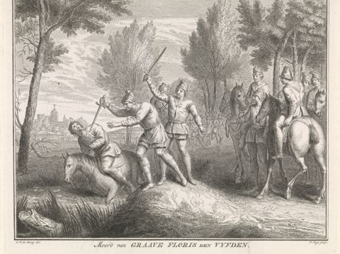 Floris V wordt vermoord door Gerard van Velzen