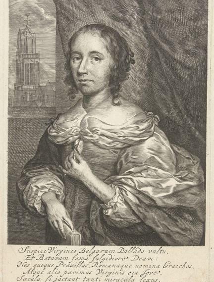 Portret van Anna Maria van Schurman
