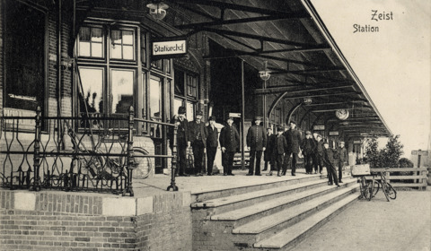 Station van de Nederlandse Centraal Spoorwegmaatschappij in Zeist