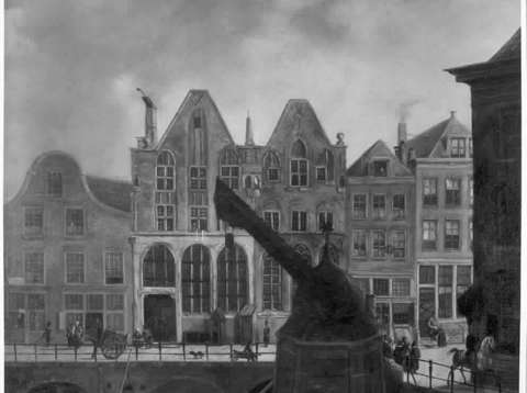 Stadskraan voor huizen Rutenberg en St. Barbara- en Laurensgasthuis, later de Winkel van Sinkel