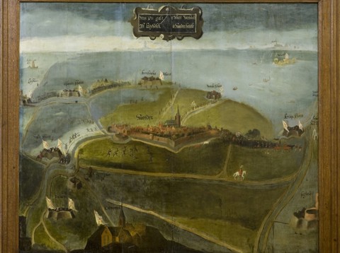 Schilderij Het Beleg Van Woerden Stadsmuseum Woerden