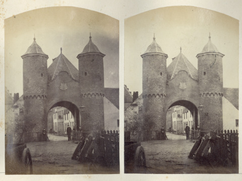 Gezicht op de Veldpoort te Wijk bij Duurstede