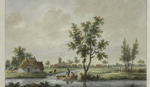 Landschap rond Westbroek