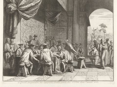 Alva zit de Spaanse Bloedraad voor