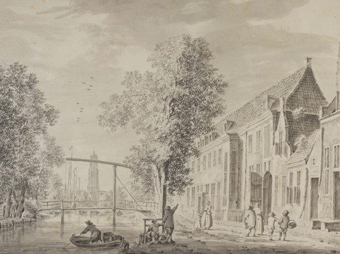 Rechts Het Huis Zijdebalen Aan De Hogenoord