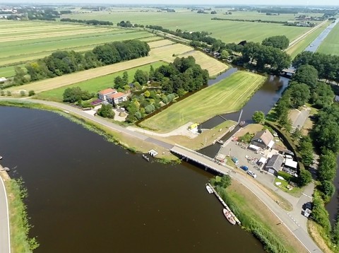 Pondskoekersluis van boven