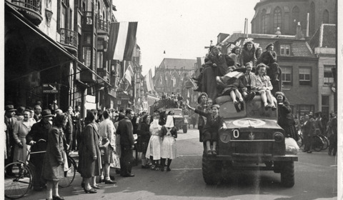 Intocht geallieerden Utrecht
