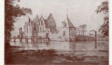 Ridderhofstad Nijevelt door  Roghman