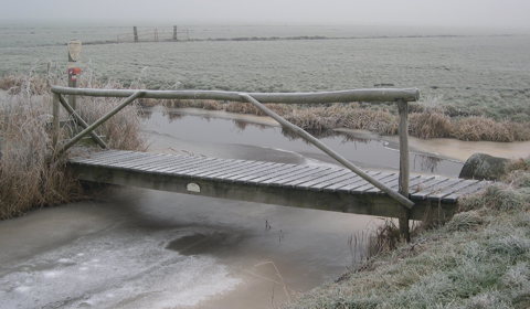 Klompenpad Nesserpad - lange brug in de winter