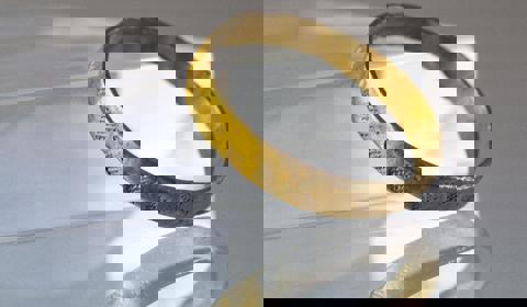 Friese gouden ring uit Dorestad - spiegelend landscape