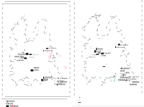 Kaart grafvelden Utrecht