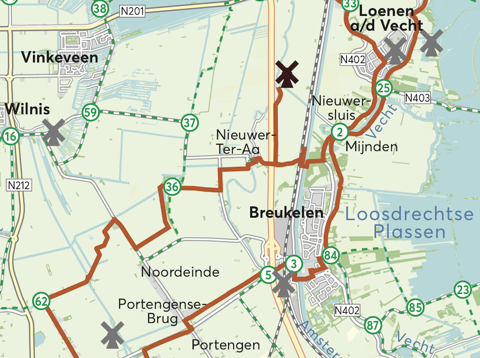 Zij is Molenaar, fietsroute 3