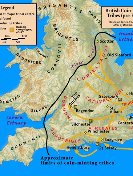 British Coin-Minting Tribes (pre Roman)