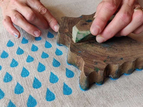 Blockprinten in De Katoendrukkerij