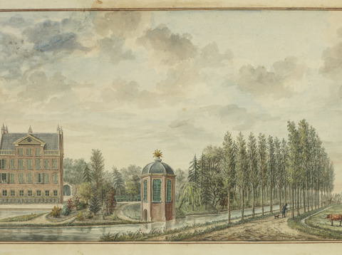 Huis de Wiers - prent