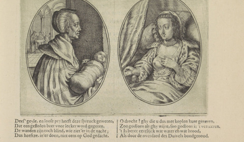 Vroedvrouw en juffrouw Katelijn