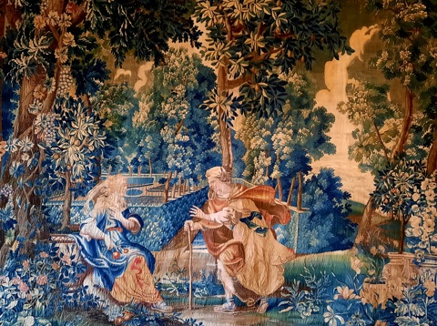 Wandtapijt Vertumnus en Pomona