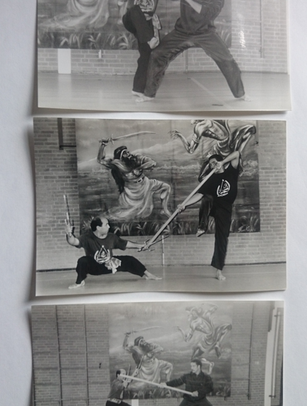 Pencak Silat sporters in actie