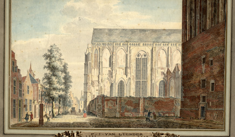 Domkerkhof cuisingplek in de achttiende eeuw