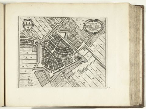 Plattegrond van Woerden