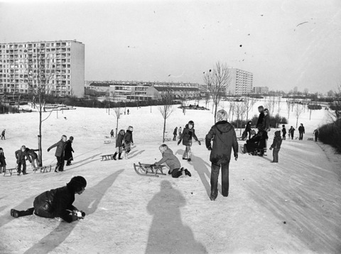 Sneeuw in Overvecht