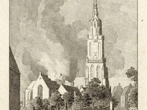 Brand in de Onze Lieve Vrouwenkerk