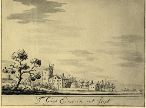 Kasteel Ter Eem rond 1550