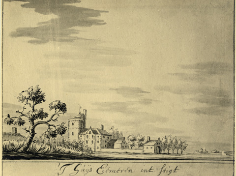 Kasteel Ter Eem rond 1550